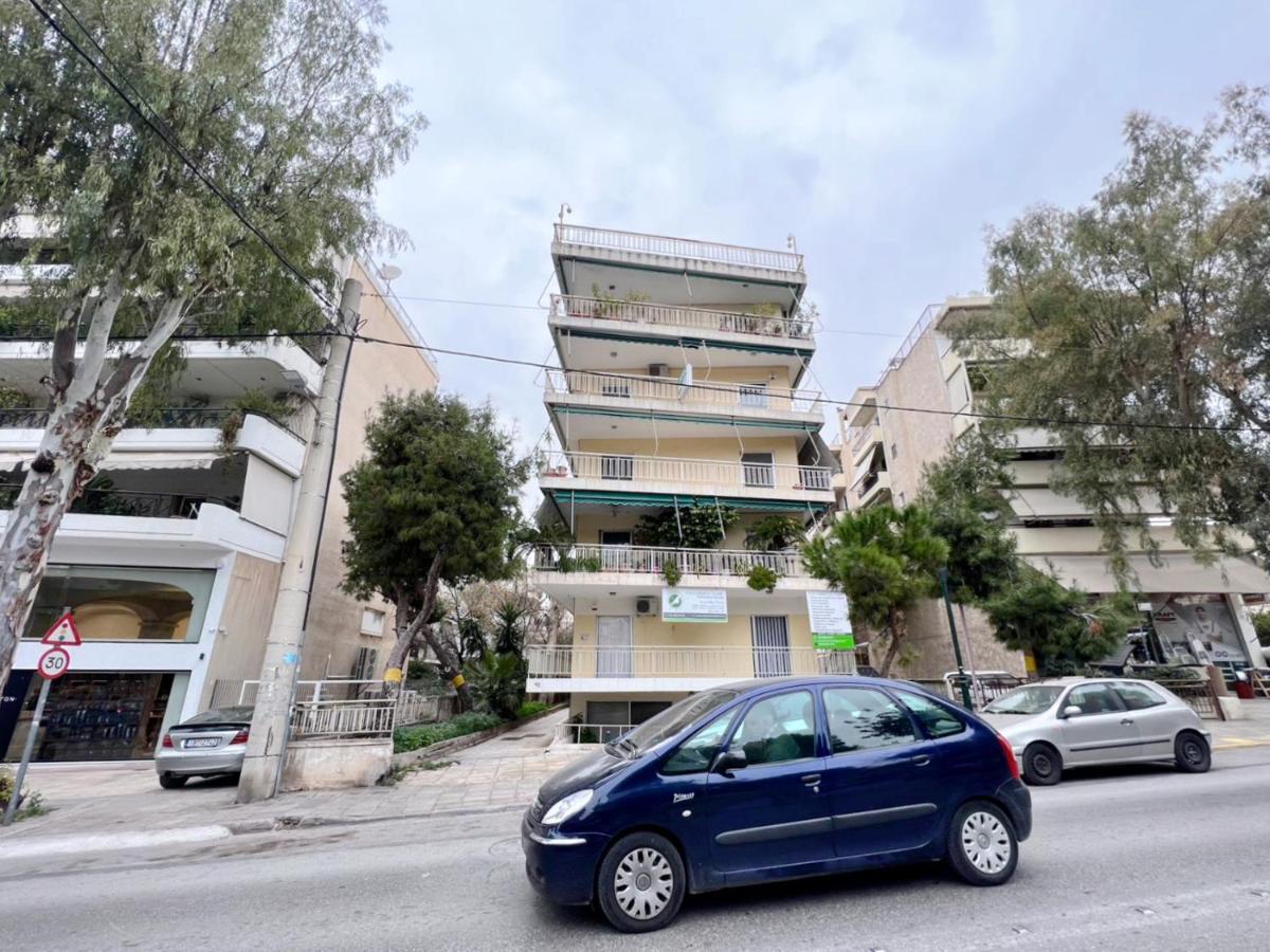 Wsd Faliro New 1Bd Apartment With Bal Near Alimos Marina Athen Exterior foto